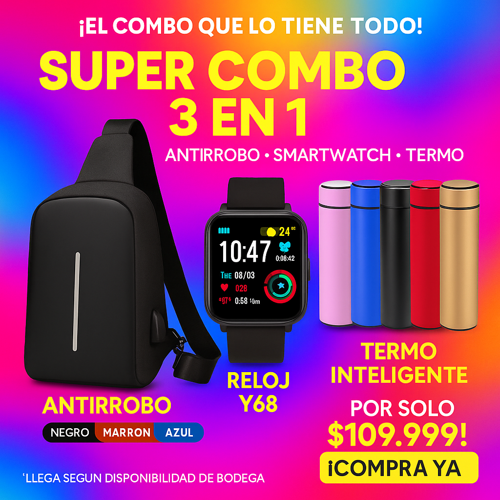 💥 ¡EL COMBO QUE LO TIENE TODO! 💥 SÚPER COMBO 3 EN 1