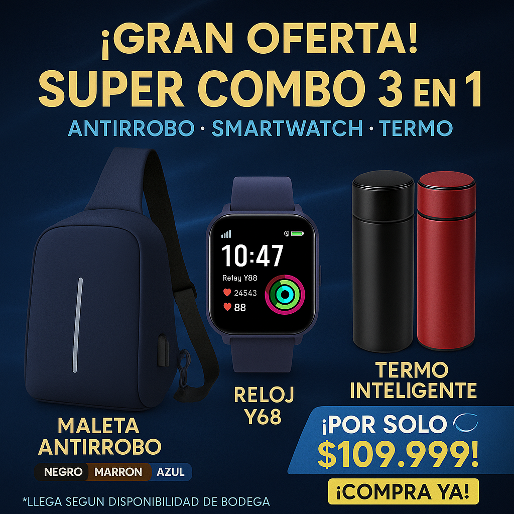 💥 ¡EL COMBO QUE LO TIENE TODO! 💥 SÚPER COMBO 3 EN 1